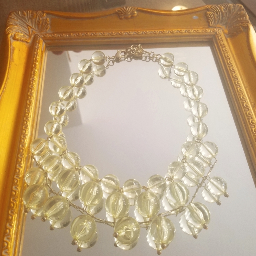 Zenzii  modern beaded statement necklace